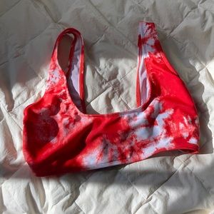 Red white and blue Bikini top